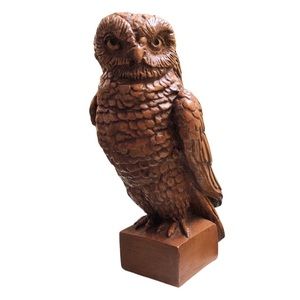 Vintage 60s Resin Owl Sculpture Austin Products